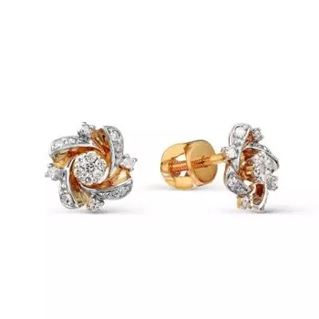 Серьги с бриллиантами Линии Любви