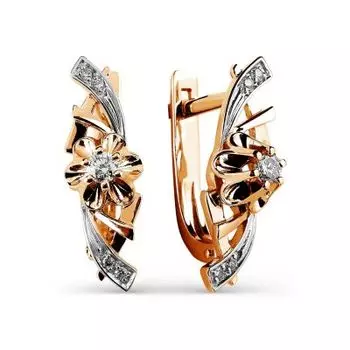 Серьги с бриллиантами Линии Любви