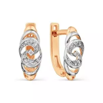 Серьги с бриллиантами Линии Любви