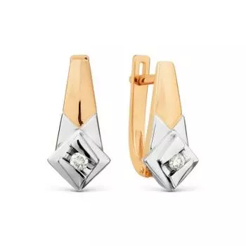 Серьги с бриллиантами Линии Любви