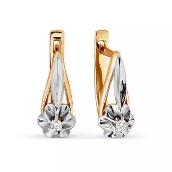 Серьги с бриллиантами Линии Любви