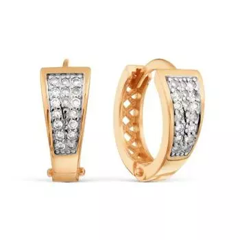 Серьги с бриллиантами Линии Любви