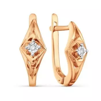 Серьги с бриллиантами Линии Любви