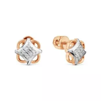 Серьги с бриллиантами Линии Любви