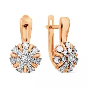 Серьги с бриллиантами Линии Любви