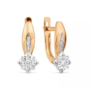 Серьги с бриллиантами Линии Любви