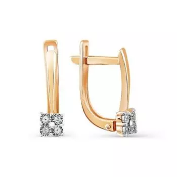 Серьги с бриллиантами Линии Любви