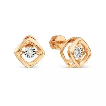 Серьги с бриллиантами Линии Любви