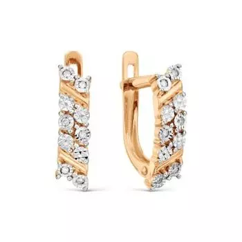 Серьги с бриллиантами Линии Любви