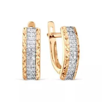 Серьги с бриллиантами Линии Любви