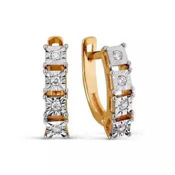 Серьги с бриллиантами Линии Любви