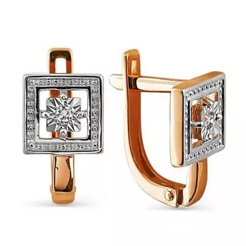 Серьги с бриллиантами Линии Любви