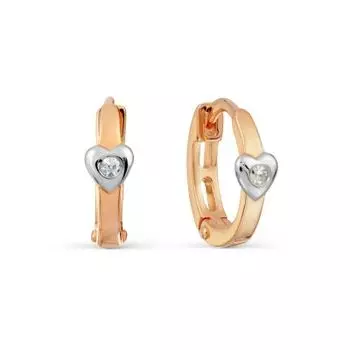 Серьги с бриллиантами Линии Любви