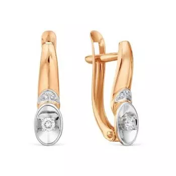 Серьги с бриллиантами Линии Любви