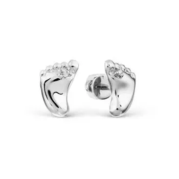 Серьги с бриллиантами Линии Любви