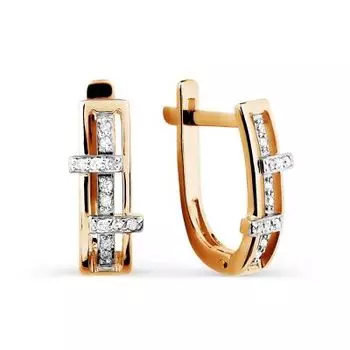 Серьги с бриллиантами Линии Любви