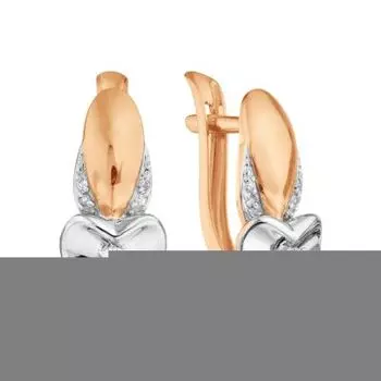 Серьги с бриллиантами Линии Любви