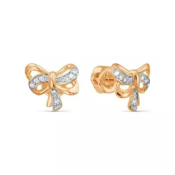 Серьги с бриллиантами Линии Любви