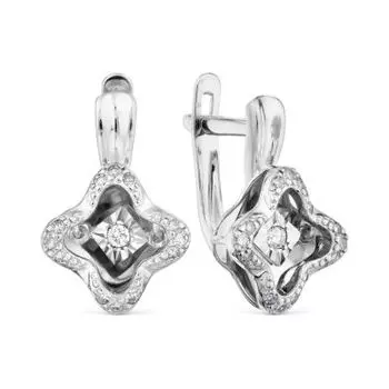 Серьги с бриллиантами Линии Любви