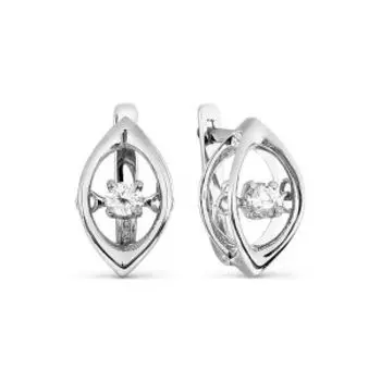 Серьги с бриллиантами Линии Любви