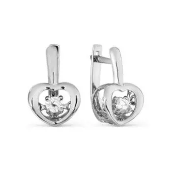 Серьги с бриллиантами Линии Любви