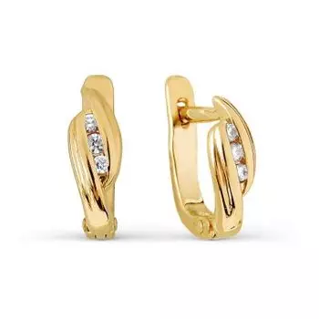 Серьги с бриллиантами Линии Любви