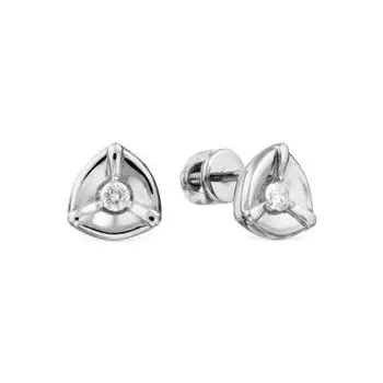 Серьги с бриллиантами Линии Любви