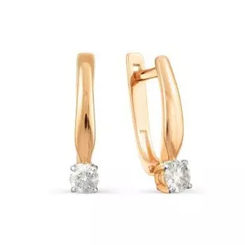 Серьги с бриллиантами Линии Любви