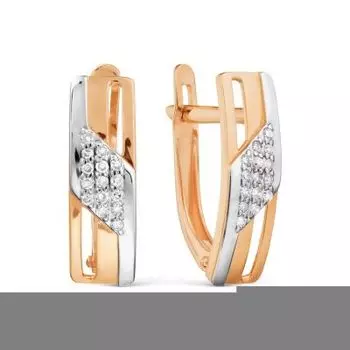 Серьги с бриллиантами Линии Любви
