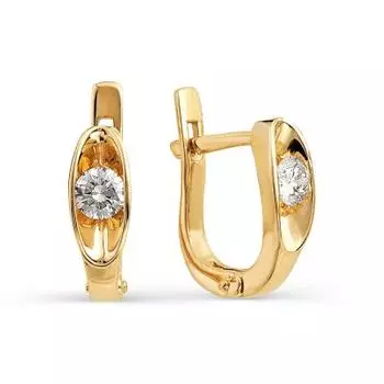 Серьги с бриллиантами Линии Любви