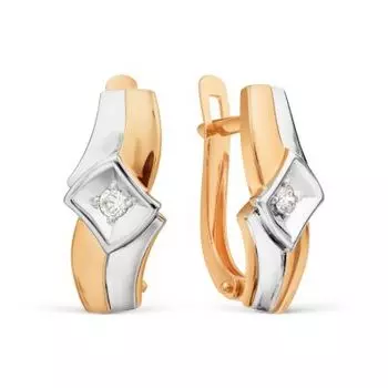 Серьги с бриллиантами Линии Любви