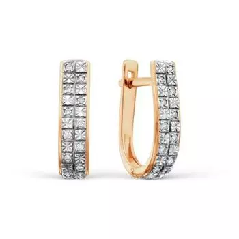 Серьги с бриллиантами Линии Любви