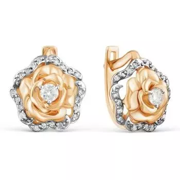 Серьги с бриллиантами Линии Любви