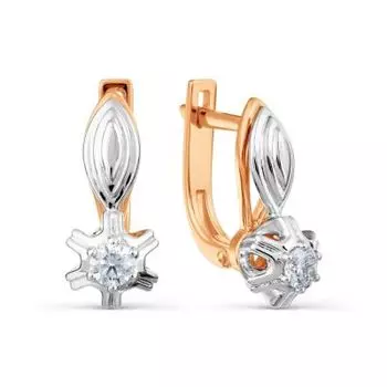 Серьги с бриллиантами Линии Любви