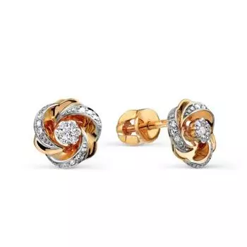 Серьги с бриллиантами Линии Любви