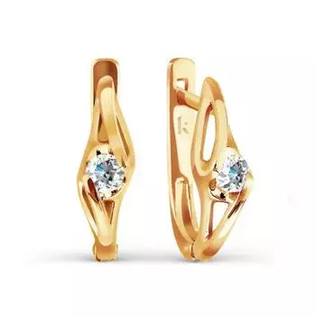 Серьги с бриллиантами Линии Любви