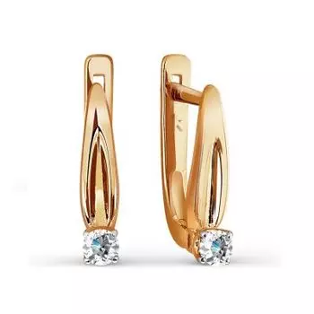 Серьги с бриллиантами Линии Любви