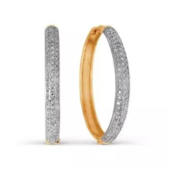 Серьги с бриллиантами Линии Любви