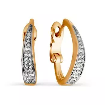 Серьги с бриллиантами Линии Любви