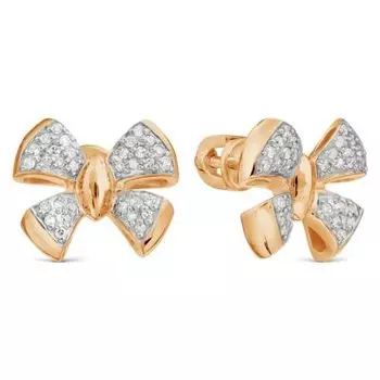 Серьги с бриллиантами Линии Любви