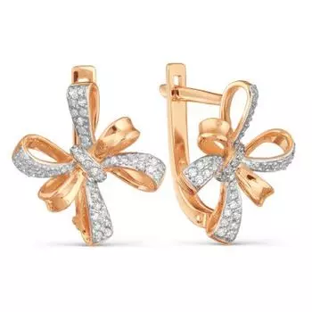 Серьги с бриллиантами Линии Любви