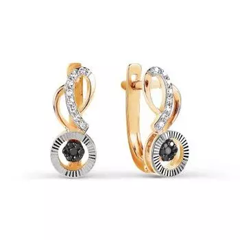 Серьги с бриллиантами Линии Любви