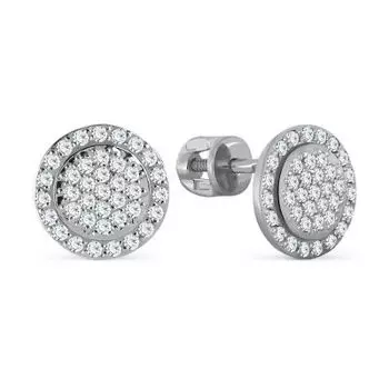 Серьги с бриллиантами Линии Любви