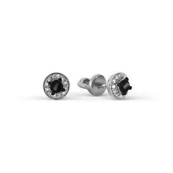 Серьги с бриллиантами Линии Любви