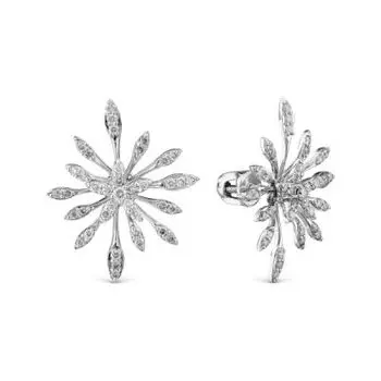 Серьги с бриллиантами Линии Любви