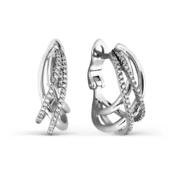 Серьги с бриллиантами Линии Любви