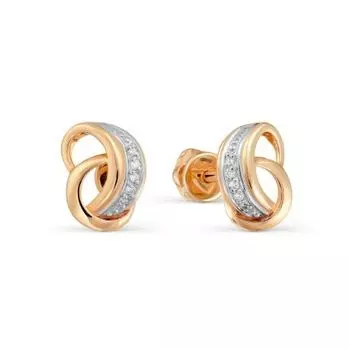 Серьги с бриллиантами Линии Любви