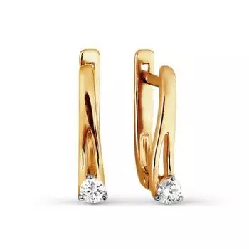 Серьги с бриллиантами Линии Любви