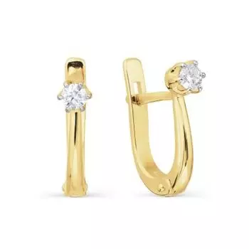 Серьги с бриллиантами Линии Любви