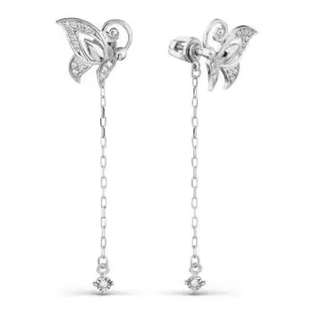 Серьги с бриллиантами Линии Любви